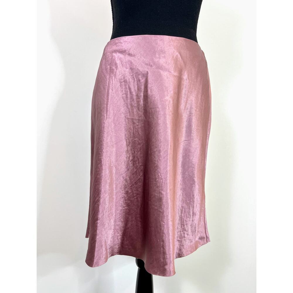 Vince Women's Short Slip Skirt Plum Root Small